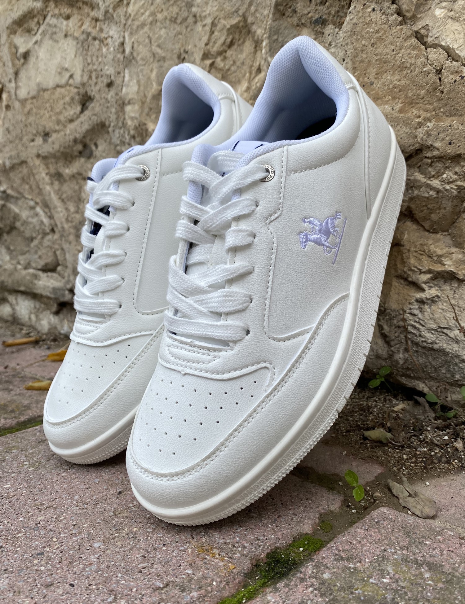 Us Grand Polo λευκά ανδρικά casual sneakers GPM428230 φωτογραφία